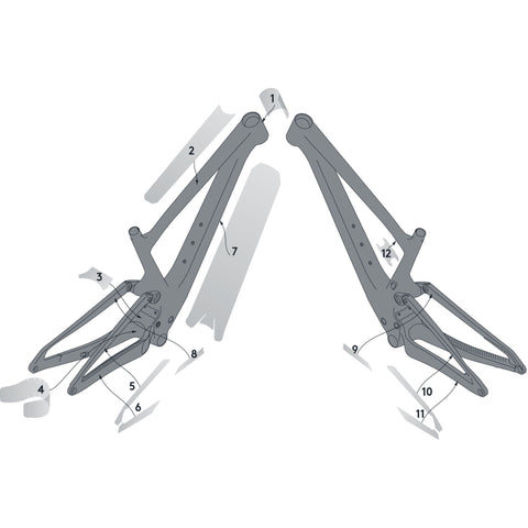 SYNCROS FRAME PROTECTION KIT SPARK CARBON