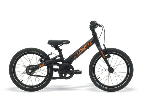 KOKUA LIKE TO BIKE SINGLESPEED 16" V-BRAKES BLACK