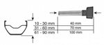 CAFFE TUBELESS VENTILKY 100 MM