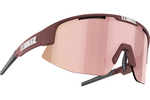 BLIZ - MATRIX SMALL Matt Burgundy Brown w Rose Multi Cat.3