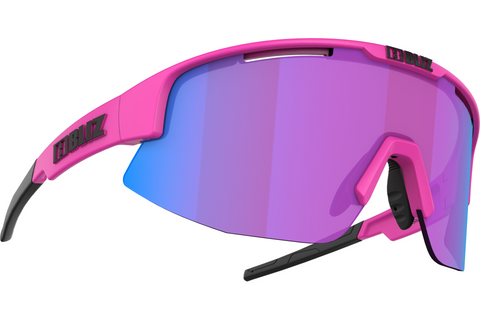 BLIZ - MATRIX NANO OPTICS | Nordic Light Matt Neon Pink Violet w Blue Multi Nordic Light Cat.2